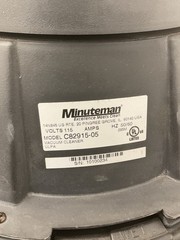 Minuteman 15 Gallon Dry Critical Filter Vacuum ULPA C82915-05 NIB