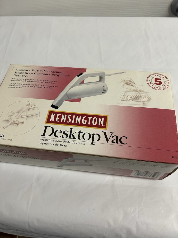 Kensington Desktop VAC 110v Compact Easy to Use ~ Model 60050 ~ Vacuum Cleaner