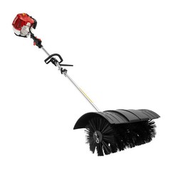 52CC Gas Powered Brush Broom Sweeper Handheld Driveway Cleaning Turf Lawn Grass~