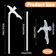 30Pcs Spray Foam Nozzle Attractive Expanding Nozzles Tube…