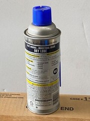 6 new Blue Works #11024 Dry Lube PTFE Formula, 10 oz. Aerosol Spray Cans