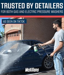 McKillans Foam Cannon for Pressure Washer (Wide Wide Mouth Bottle, Brass