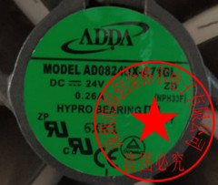 1pc new fan freeship AD0824UX-A71GL AD0824XB-A71GP DC24V ADDA 80*80*25