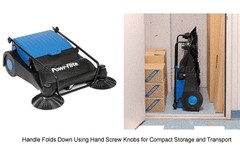 NEW! Powr-Flite® Industrial Push Sweeper!!
