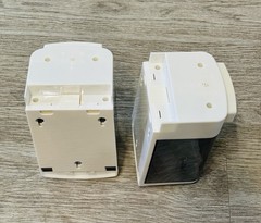 Lot 2 New Soap Wall Dispensers White & Black Commercial Soap Dispensers 33.8oz