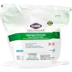 Clorox Healthcare Hydrogen Peroxide Disinfectant Wipes, 185 Count Refill