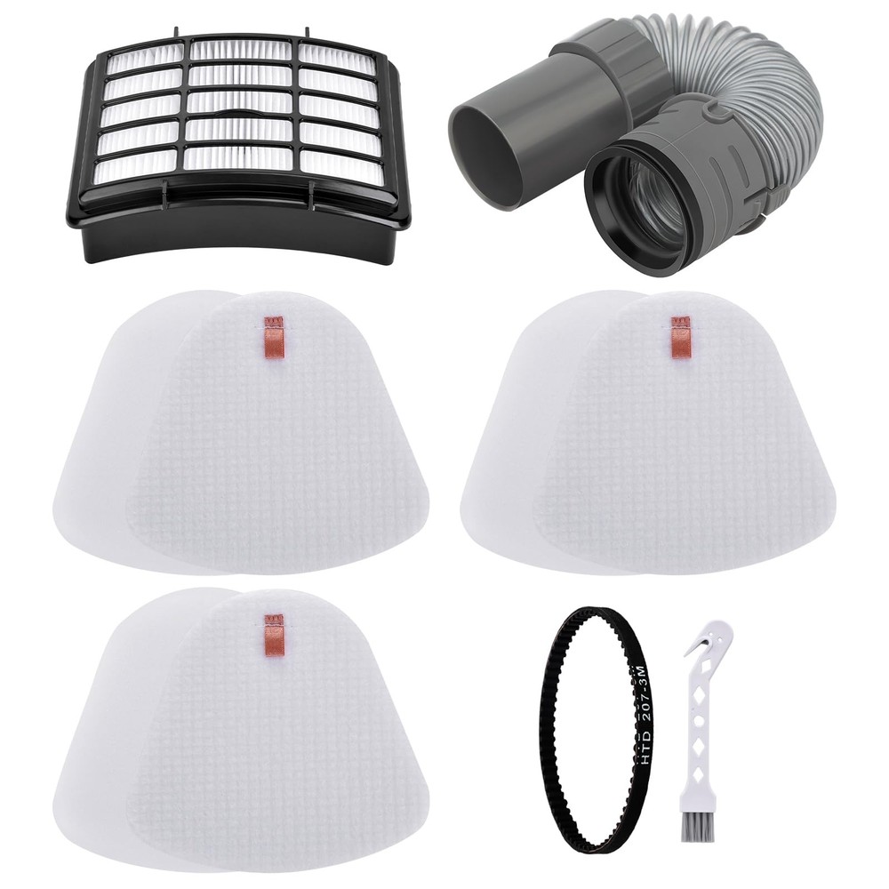Vacuum Hose Filter Replacement Part for Shark Navigator Lift Black, white