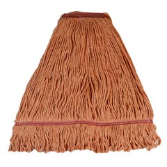 GOLDEN STAR AST34OXL-3PK X-Large Wet Mop, Orange, Blended, PK3, AST34OXL-3PK