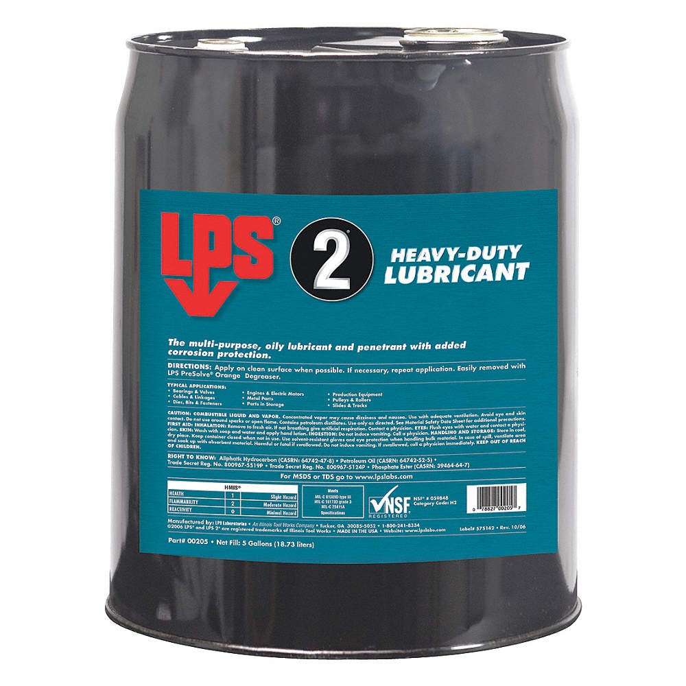 LPS 00205 5 gal.,Pail,Lubricants 36FL94
