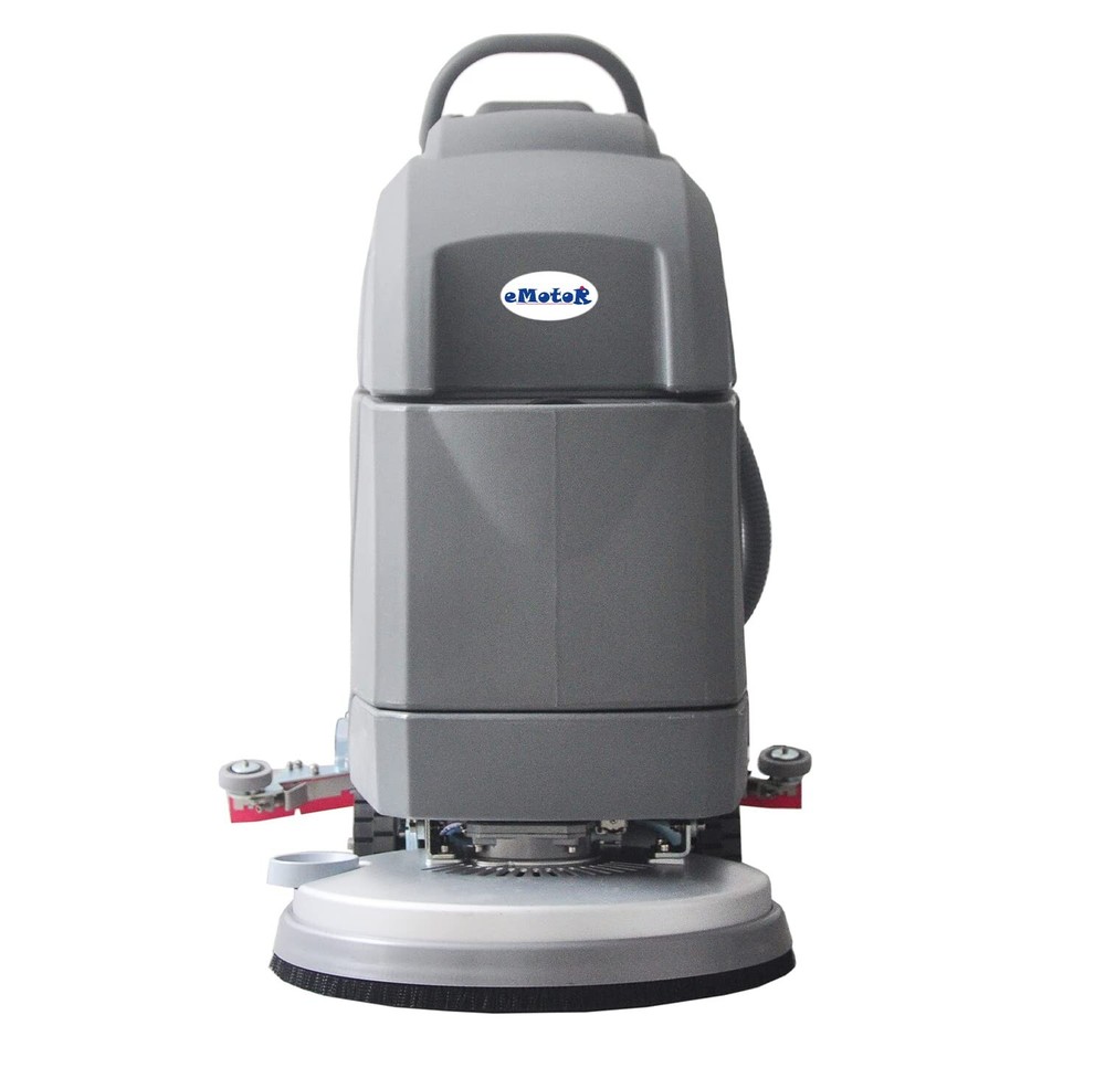 Walk Behind Floor Scrubber Machine 19″ Brush w/100AH Batteries 14.5 gal Tank
