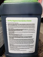 LOT of 2 Diversey 2.5L R2 Plus Hygienic Hard Surface Cleaner 5721835