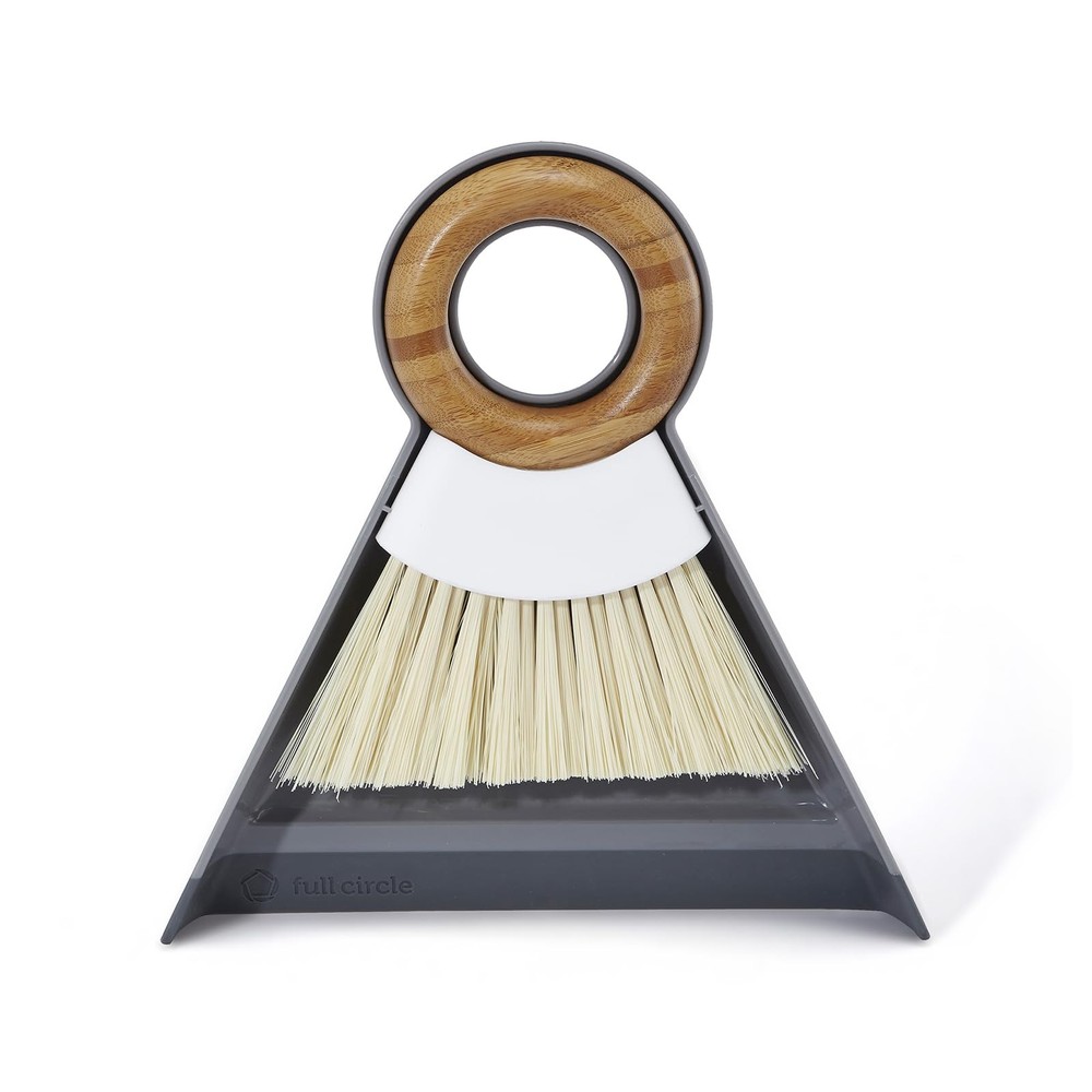 Full Circle Tiny Team Mini Compact Brush Dustpan Set Portable Handheld Broom