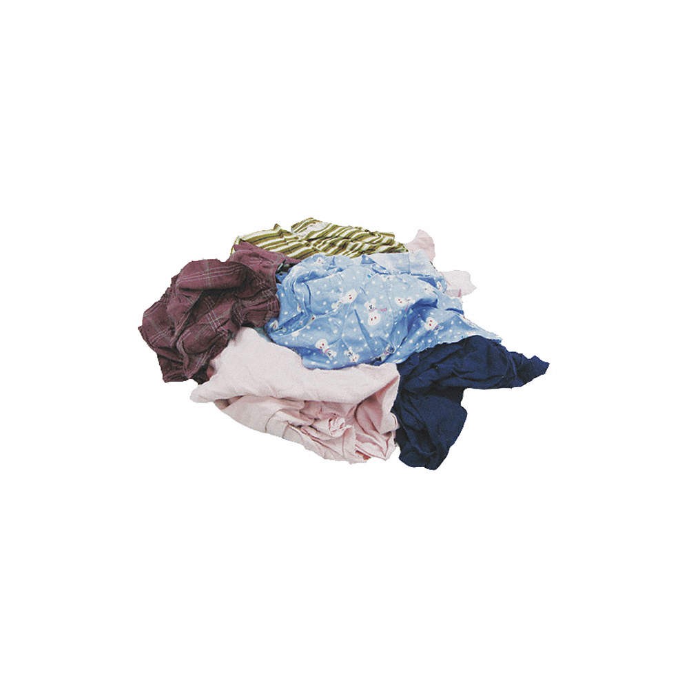 GRAINGER APPROVED 135-25N Cloth Rag,Reclaimed,Size Varies 5LVA7
