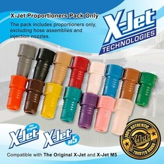 X-Jet 15-Piece Color Coded Proportioner Tip Kit