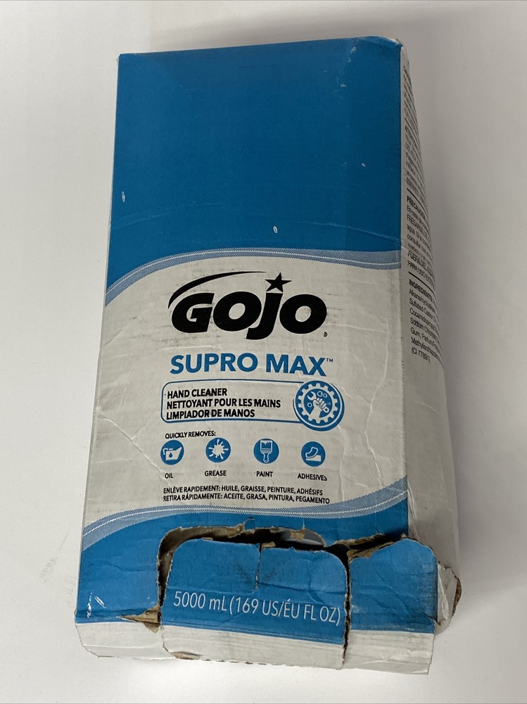 Gojo SUPRO MAX Hand Cleaner Refill, 5000mL, Herbal Scent, 1 Refill 7572 New