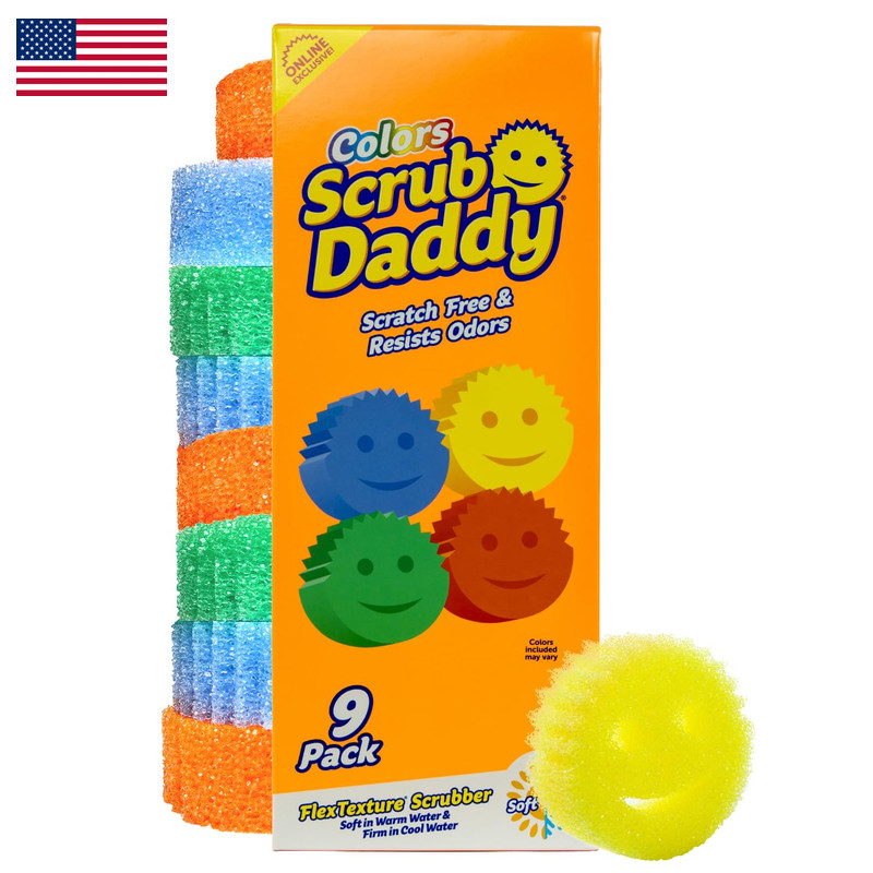 Scrub Daddy Scratch-Free Multipurpose Kitchen Sponges – Bulk Dish Sponges For