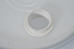 Leticia Premium 3.5 Gallon Bucket HDPE Natural White 75 Mil 11.91″ Dia