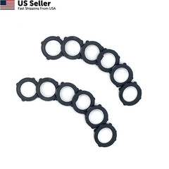 50 Pcs Black Heavy Duty Rubber Washer Garden Hose Washers, Fit 0.75 inches