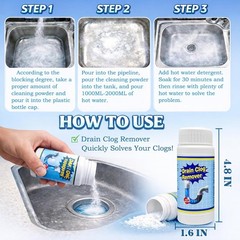 Fczmo Drain Clog Remover Sink Drain Cleaner Foaming Clogged Drai Remover
