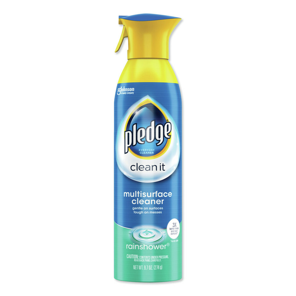 Pledge 339851 9.7 oz. Multi-Surface Everyday Aerosol – Rainshower (6/CT) New