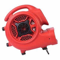 XPOWER P-430 Low 3.8Amp 2000 CFM 3 Speed Air Mover Carpet Dryer Blower Floor Fan