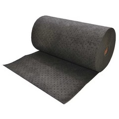 Spilfyter Db-90Bx Sorbent Roll, 64 Gal, 32 In X 150 Ft, Universal, Gray,