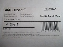 3M 27621 TRIZACT BOX OF 4 DIAMOND HX DISCS 5″ GOLD COARSE FLOOR POLISHING