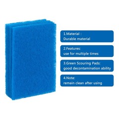 Non-Scratch Blue Scrub Sponge Scouring Sponge Pads for Dishes 40 Pack New Set