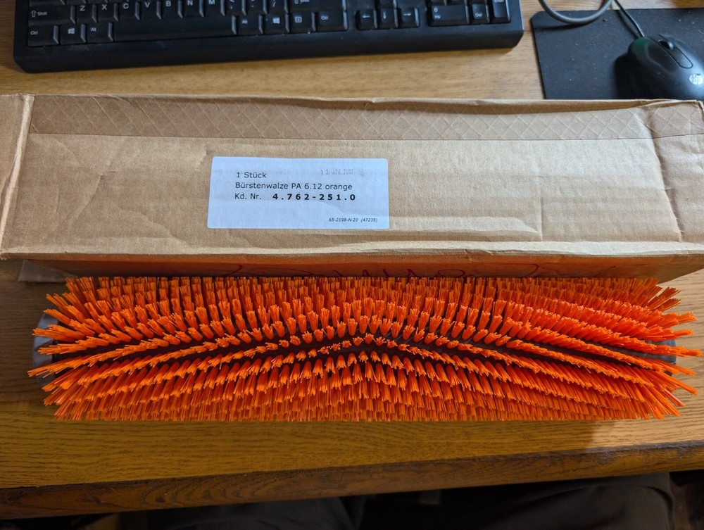 Karcher Roller Pad Orange – Medium Hard 400mm – Fits BR 40/10 C Adv – 47622510