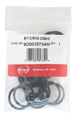 Danco 1.06 in. D X 0.88 in. D Rubber O-Ring 20 pc.