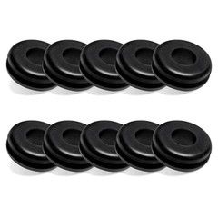 10 Pack Rubber Grommet of Pressure Washer Nozzle Tips 7/8 inches, Black