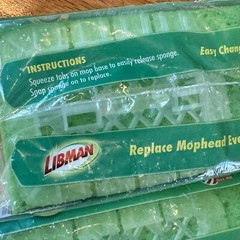 Lot of 2 Libman Gator Mop Refill Heads 3021 – 9″ Length – NEW