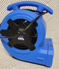 ➿️ B-Air 1/8 HP Air Mover Carpet Dryer Floor Blower Fan,Home Use,Blue No Box