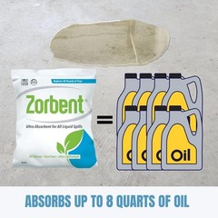 Liquid Spill Cleanup 10 Quart Bag | 16X More Absorbent for Grease, Oil, – Reu…