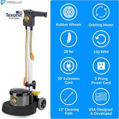 PLC13 13″ Heavy Duty Single Pad Commercial Polisher Floor Buffer Machine Scrubbe