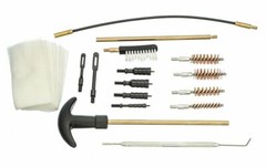 66Pc Pistol Cleaning Kit in Zippered Case,Cal. 38/357/9mm Cleaning Kits