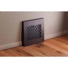 Tuscan 13 in. x 12 in. Steel Gravity Baseboard Floor Regiser, Oil Rubbed Coat