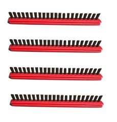 Carpet-Pro Upright Vacuum Metal Brush Roll Inserts 4 Pk Genuin Part # Red