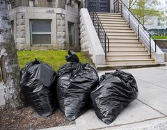 Veska 55 Gallon Trash Bags Heavy Duty, (Value-Pack 50 Count w/Ties) 55-60 Gallon