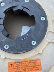 Malish Tru-Fit NP-9200 Universal Floor Machine Clutch Plate 16″ Black