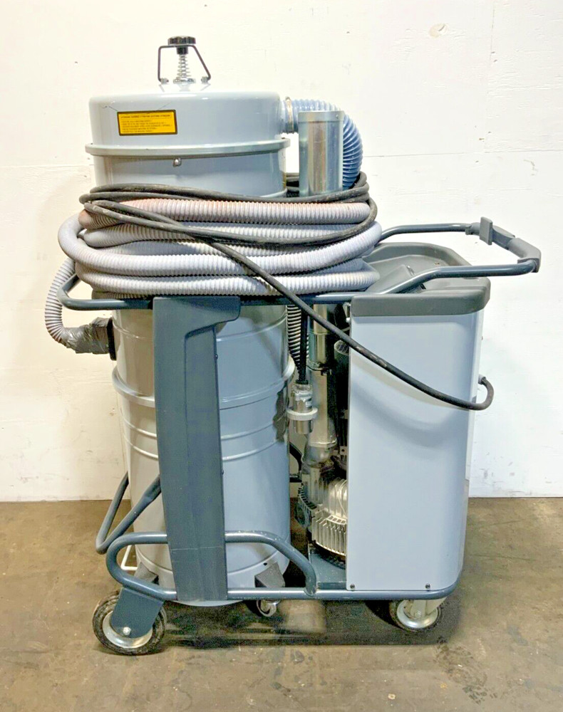 Nilfisk CFM T63 26Gal Industrial Portable Drum Vacuum Cleaner System 460V G10A