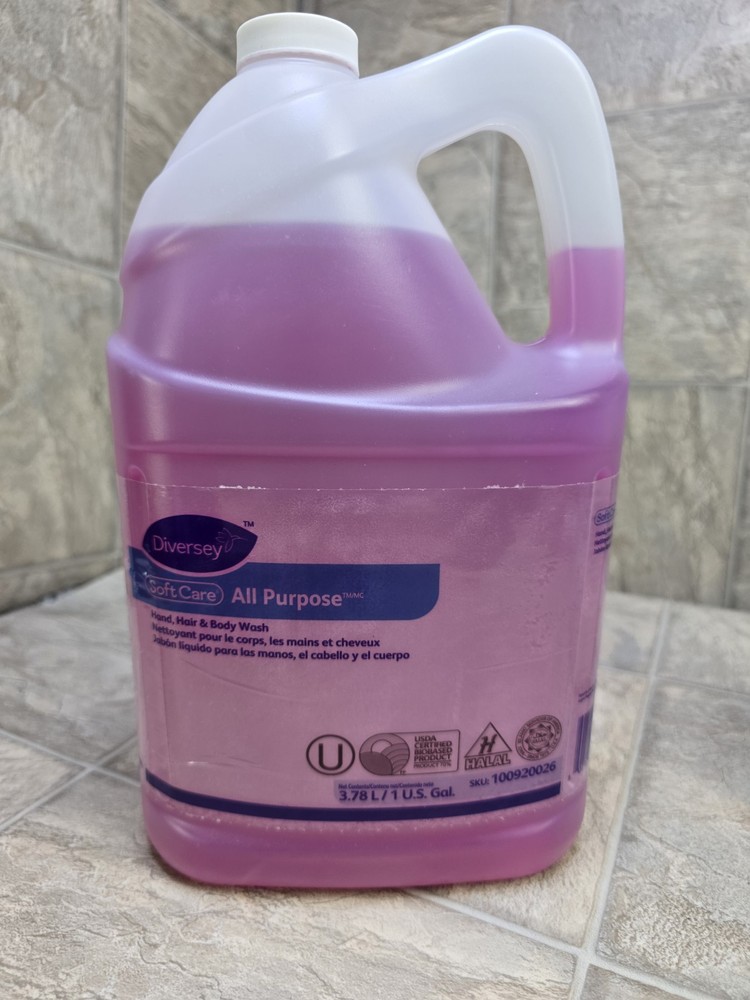 Diversey Soft Care All Purpose Foam Hand Hair Body Wash 3.78L/ 1 U.S. GAL