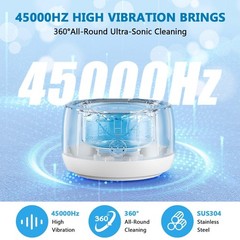 Ultrasonic Retainer Cleaner Machine 45kHz 200ml Portable Ultra Sonic Retainer…