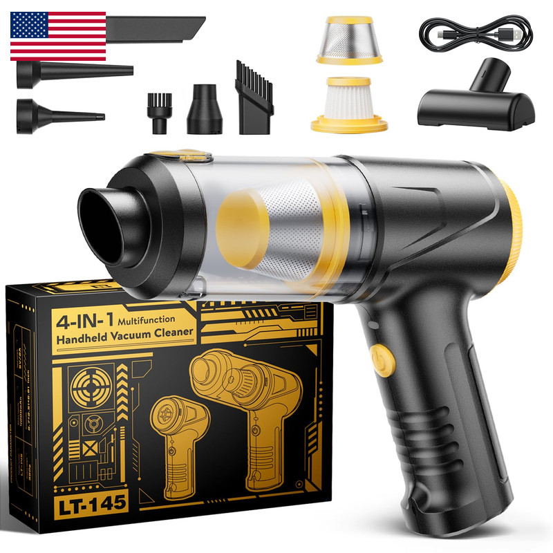 Svoko Handheld Vacuum Cleaner 21000Pa Suction Brushless Motor 4-In-1 Portable
