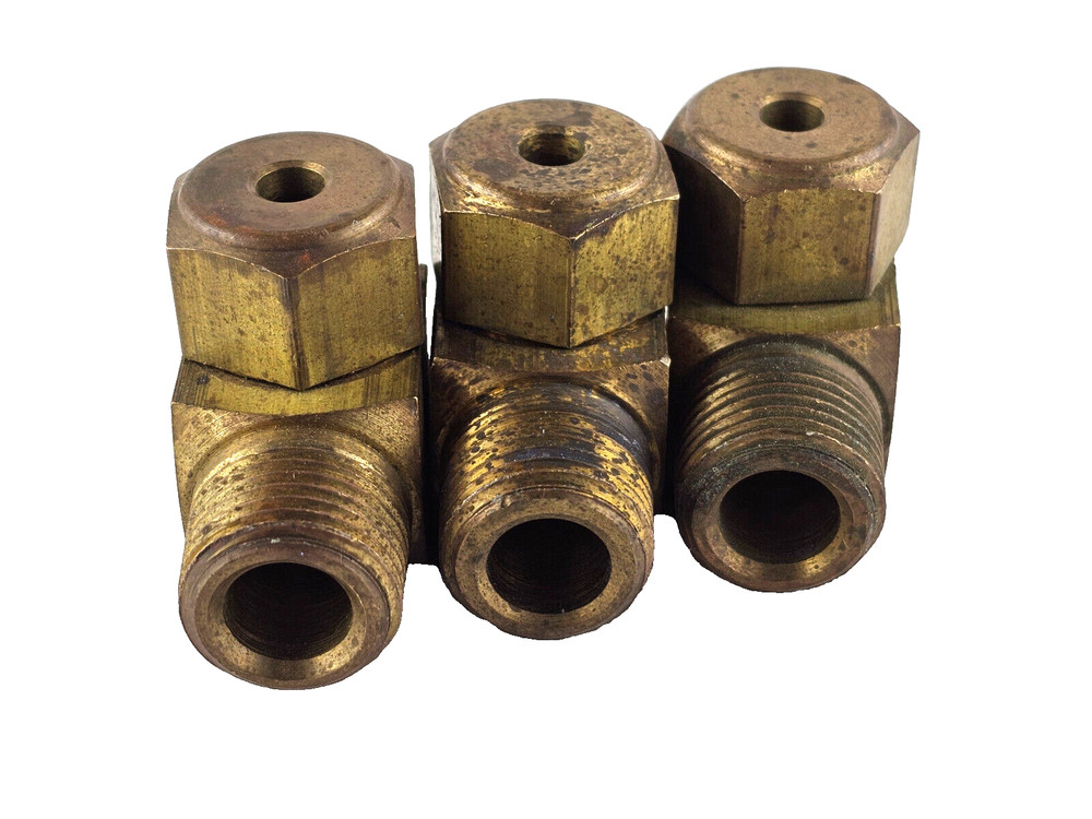 NEW Steinen TSM 503 Brass 90DEG Solid Cone Spray Nozzle, 3-Piece Design Lot of 3