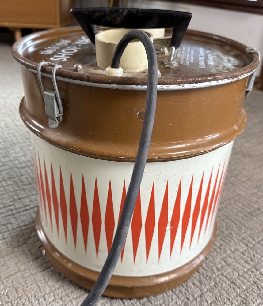 Vintage Shop-Vac Wet Dry Model 10 Gallon Made in U.S.A Brown Metal Can Model 777