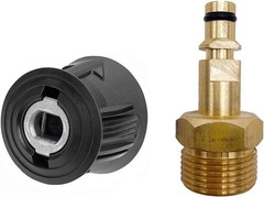 2Pcs Gold M22 Adapter High Pressure Washer Hose Pipe Quick…