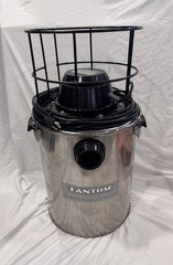 Rare vintage FANTOM Wet / Dry Stainless Steel Commercial Vacuum new open box.
