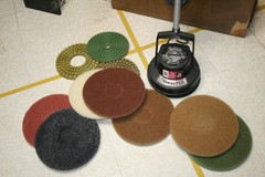 Oreck Orbiter Ultra Floor Machine ORB700MB attachments Pads Scrubber Polisher