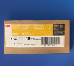 3M 3200 Speed Burnish Pads 19” Floor Buffer Pads Box of 5 High Gloss Finish